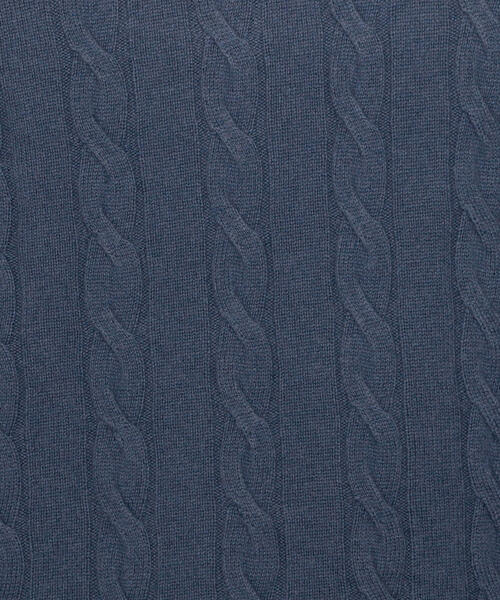 green label relaxing（グリーンレーベルリラクシング）の「CM WO/カシミヤ ケーブル クルー ニット（ニット/セーター・メンズ・モカ/ホワイト/ロイヤルブルー/ピンク/オレンジ系その他/ライトグレー/ダークグレー/ネイビー・LARGE/X-SMALL/SMALL/MEDIUM/X-LARGE）」の21枚目の写真