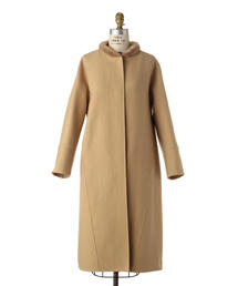 Drawer（ドゥロワー）の「Drawer ウールカシミヤ2WAYノーカラーコート