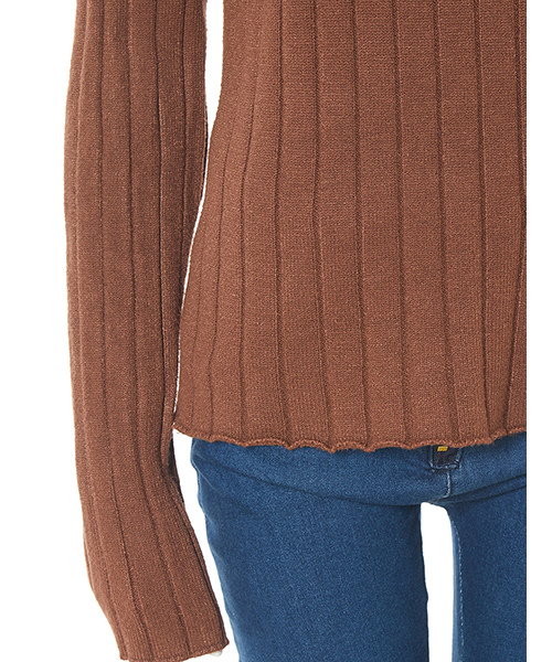 fifth（フィフス）の「ハイネックリブニット（ニット/セーター・レディース・ブラック/ベージュ/ブラウン・MEDIUM）」の10枚目の写真