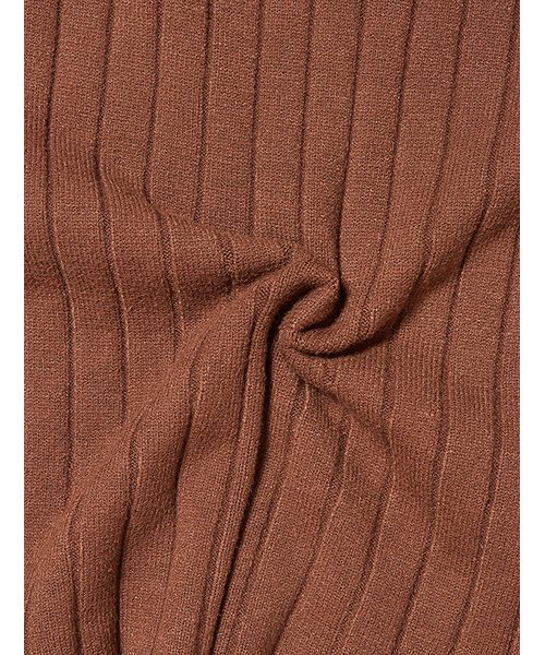 fifth（フィフス）の「ハイネックリブニット（ニット/セーター・レディース・ブラック/ベージュ/ブラウン・MEDIUM）」の6枚目の写真