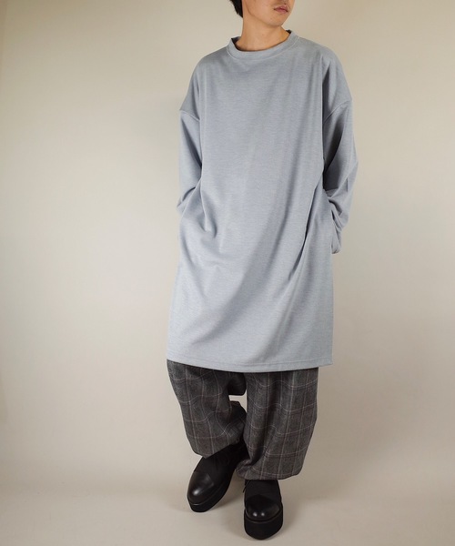 rovtski(ロフトスキー)の「rovtski【ビッグシルエット】2018AW TR PONTI EXTRA BIG T(スウェット・メンズ・ブラック/ライトグレー/オフホワイト/ダークグリーン・FREE)」の14枚目の写真