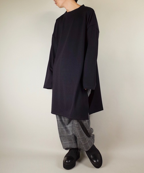 rovtski(ロフトスキー)の「rovtski【ビッグシルエット】2018AW TR PONTI EXTRA BIG T(スウェット・メンズ・ブラック/ライトグレー/オフホワイト/ダークグリーン・FREE)」の15枚目の写真