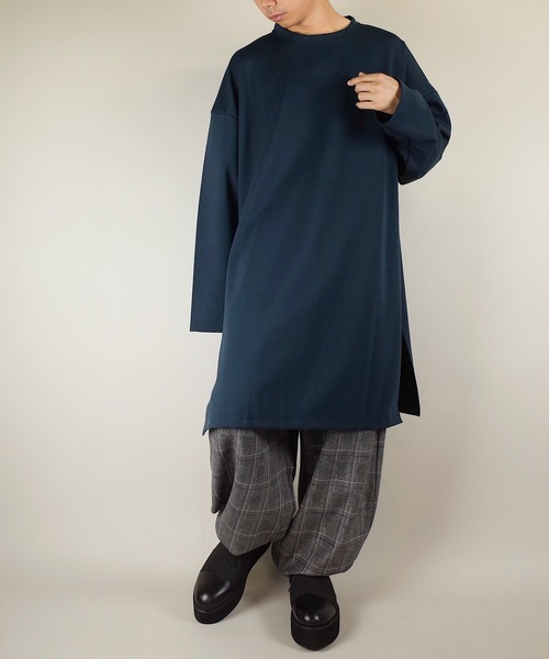 rovtski(ロフトスキー)の「rovtski【ビッグシルエット】2018AW TR PONTI EXTRA BIG T(スウェット・メンズ・ブラック/ライトグレー/オフホワイト/ダークグリーン・FREE)」の16枚目の写真