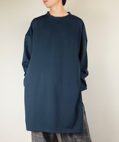rovtski(ロフトスキー)の「rovtski【ビッグシルエット】2018AW TR PONTI EXTRA BIG T(スウェット・メンズ・ブラック/ライトグレー/オフホワイト/ダークグリーン・FREE)」の17枚目の写真