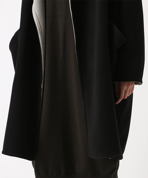 AZUL by moussy（アズールバイマウジー）の「フリースリバーシブルフードコート（その他アウター・レディース・グレー系その他/キャメル/ブラック・MEDIUM/SMALL）」の17枚目の写真