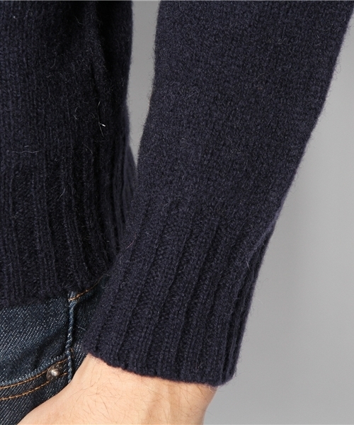 BEAUTY&YOUTH UNITED ARROWS(ビューティーアンドユースユナイテッドアローズ)の「BY シェットランド クルーネック ニット◆(ニット/セーター・メンズ・ネイビー/ダークグレー/ケリー/ワインレッド/イエロー・SMALL/MEDIUM/LARGE/X-LARGE)」の10枚目の写真