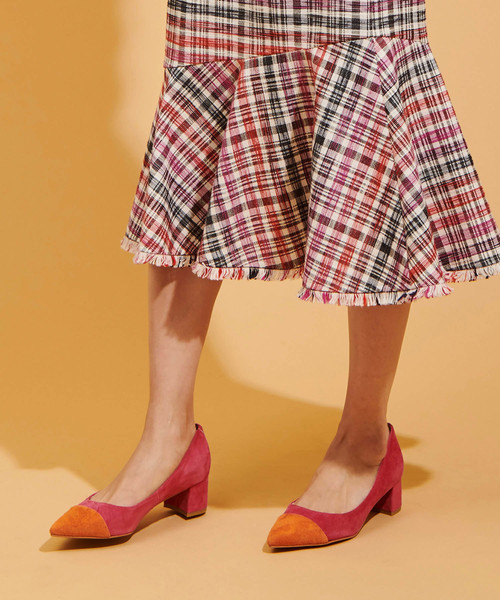 The Virgnia（ザ ヴァージニア）の「バイカラーパンプス（パンプス・レディース・ピンク/ブルー・38/36/37）」の2枚目の写真