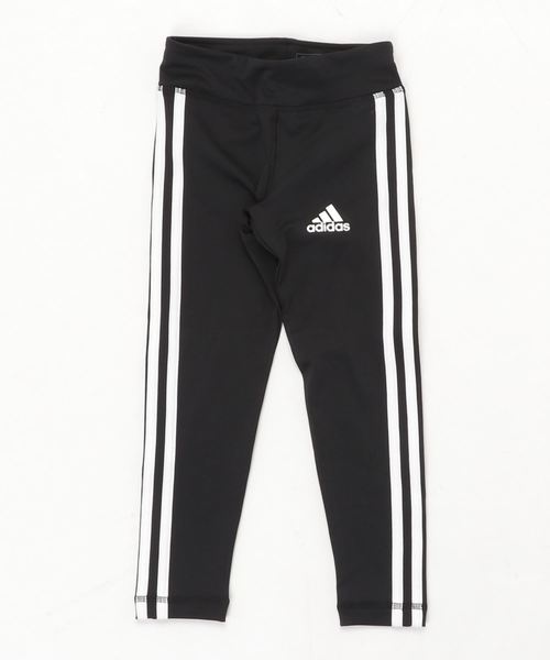 adidas(アディダス)の「G TRN スリーストライプス タイツ(レギンス/スパッツ・キッズ・ブラック・160/130/140/150/120/110)」の1枚目の写真
