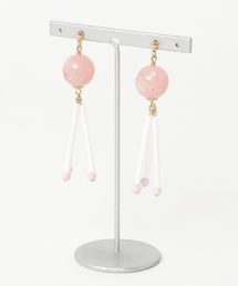 【tschuss(チュース)】「pyramide ピラミッド」 イタリア製ビーズピアス