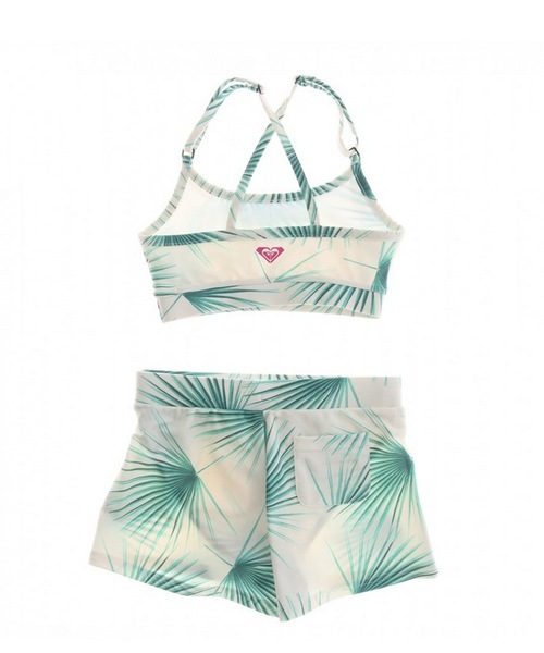 ROXY(ロキシー)の「MINI PALM DANCE/ロキシー キッズ 水着 ビキニ(水着・キッズ・ホワイト/ネイビー・100/110/120/130/140/150)」の4枚目の写真