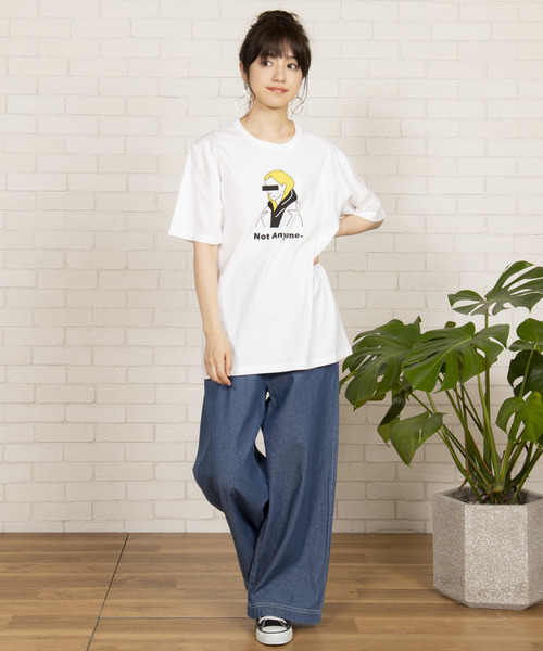 WEGO（ウィゴー）の「WEGO/ヒューマンペンシルTシャツ（Tシャツ/カットソー・メンズ・ホワイト/ブラック/ブラック系その他/ホワイト系その他・SMALL/MEDIUM/LARGE）」の7枚目の写真