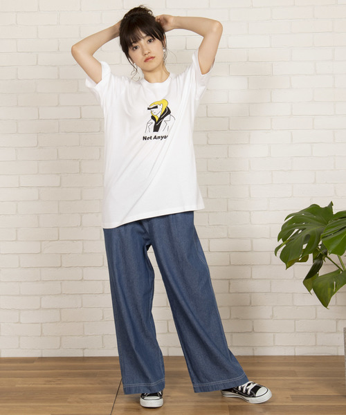 WEGO（ウィゴー）の「WEGO/ヒューマンペンシルTシャツ（Tシャツ/カットソー・メンズ・ホワイト/ブラック/ブラック系その他/ホワイト系その他・SMALL/MEDIUM/LARGE）」の5枚目の写真