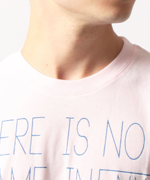 SHISKY（シスキー）の「クルーネック半袖プリントTシャツ（Tシャツ/カットソー・メンズ・ネイビー/ピンク・LL/M/L）」の5枚目の写真
