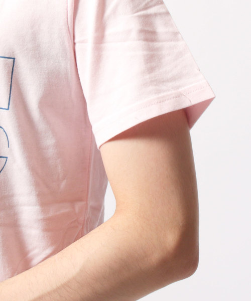 SHISKY（シスキー）の「クルーネック半袖プリントTシャツ（Tシャツ/カットソー・メンズ・ネイビー/ピンク・LL/M/L）」の4枚目の写真