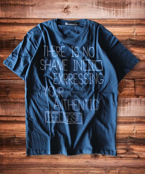 SHISKY（シスキー）の「クルーネック半袖プリントTシャツ（Tシャツ/カットソー・メンズ・ネイビー/ピンク・LL/M/L）」の10枚目の写真