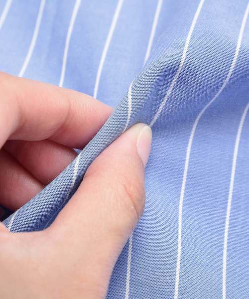 MinoriTY（マイノリティ）の「長袖BIGシャツ/ブロードストライプ（シャツ/ブラウス・メンズ・ホワイト系その他/ベージュ系その他/ブルー系その他/ブルー系その他2・M/L）」の6枚目の写真