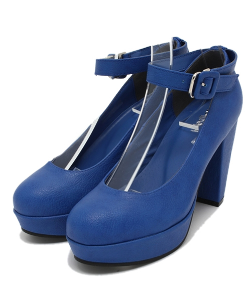 Heather（ヘザー）の「ヘザーSSカラーパンプス　537634（パンプス・レディース・アイボリー/ブルー/ブラック/ピンク系その他/ライトイエロー・LARGE/MEDIUM/SMALL）」の4枚目の写真