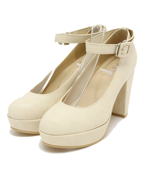 Heather（ヘザー）の「ヘザーSSカラーパンプス　537634（パンプス・レディース・アイボリー/ブルー/ブラック/ピンク系その他/ライトイエロー・LARGE/MEDIUM/SMALL）」の14枚目の写真