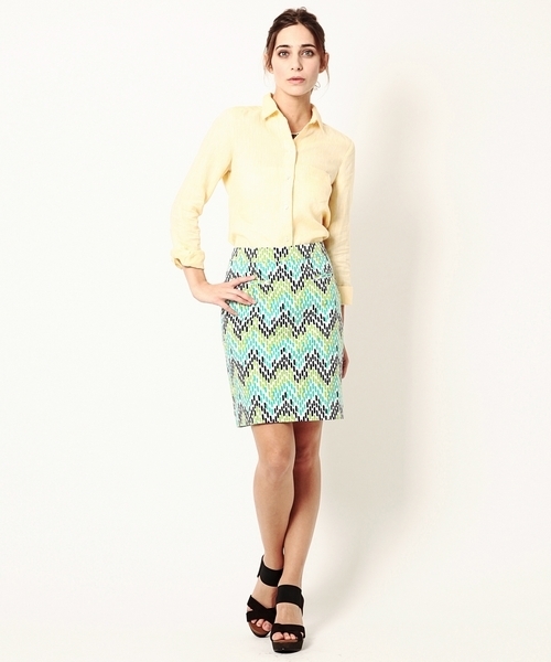 BEAMS LIGHTS Women's（ビームスライツ ウィメンズ）の「Hatley / プリントミニスカート（スカート・レディース・レッド/グリーン/ネイビー・4/2）」の5枚目の写真