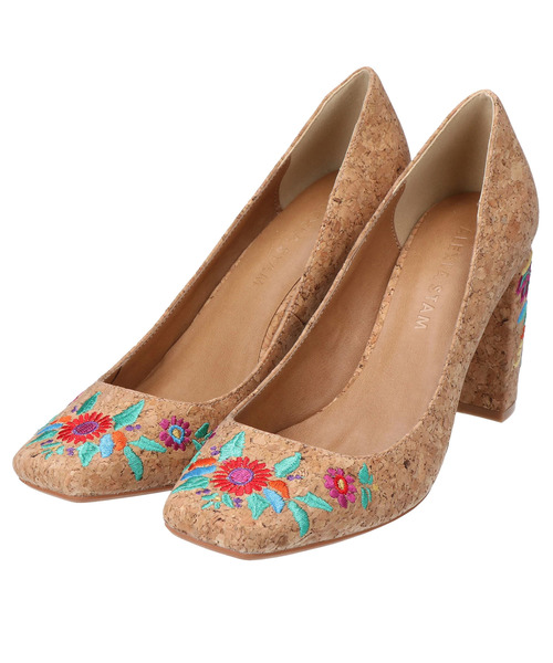 ALEXIA STAM（アリシアスタン）の「Floral Embroidered Pumps/フラワー刺繍パンプス（パンプス・レディース・ベージュ系その他・S/M/L）」の9枚目の写真