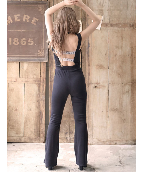 Darich(ダーリッチ)の「バックロゴテープリラックスAIO(つなぎ/オールインワン・レディース・ブラウン/ブラック・FREE)」の10枚目の写真