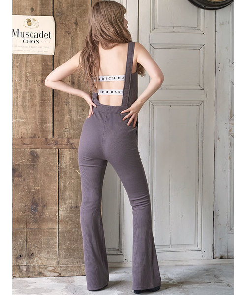 Darich(ダーリッチ)の「バックロゴテープリラックスAIO(つなぎ/オールインワン・レディース・ブラウン/ブラック・FREE)」の12枚目の写真