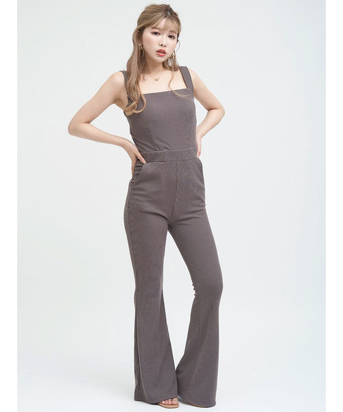 Darich(ダーリッチ)の「バックロゴテープリラックスAIO(つなぎ/オールインワン・レディース・ブラウン/ブラック・FREE)」の14枚目の写真