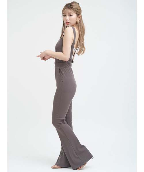 Darich(ダーリッチ)の「バックロゴテープリラックスAIO(つなぎ/オールインワン・レディース・ブラウン/ブラック・FREE)」の11枚目の写真