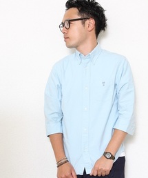 coen | カラーオックスフォード7分袖BDシャツ(シャツ/ブラウス)