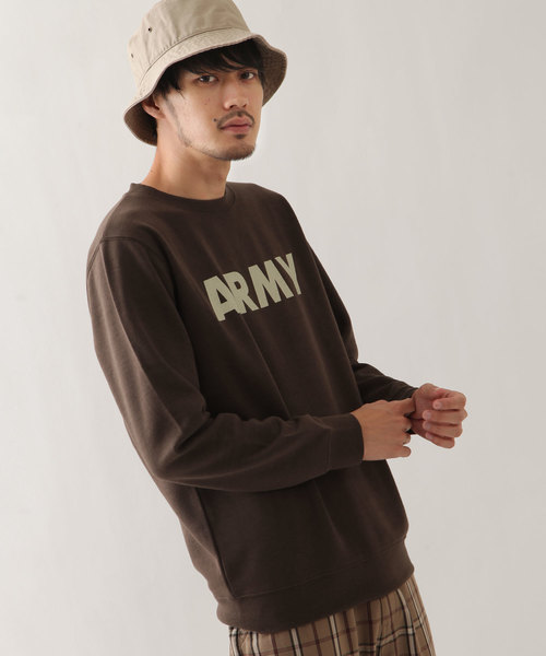 ZIP FIVE(ジップファイブ)の「裏起毛クルーネックトレーナー(スウェット)」|ブラウン系その他