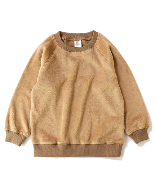 devirock（デビロック）の「表シャギートレーナー（スウェット・キッズ・ライトブラウン/モカ/スモークピンク・80ｃｍ/90cm/110cm/100cm/120cm/130cm/140cm/150cm/160cm）」の6枚目の写真