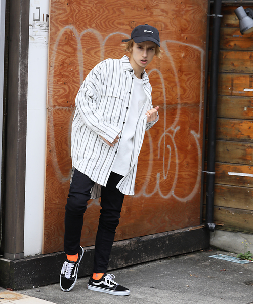 Luv maison(ラブメゾン)の「LV ビッグシルエットミリタリーシャツBL/シャツジャケット(シャツ/ブラウス・メンズ・ホワイト/ブラック/ベージュ・M/L)」の22枚目の写真
