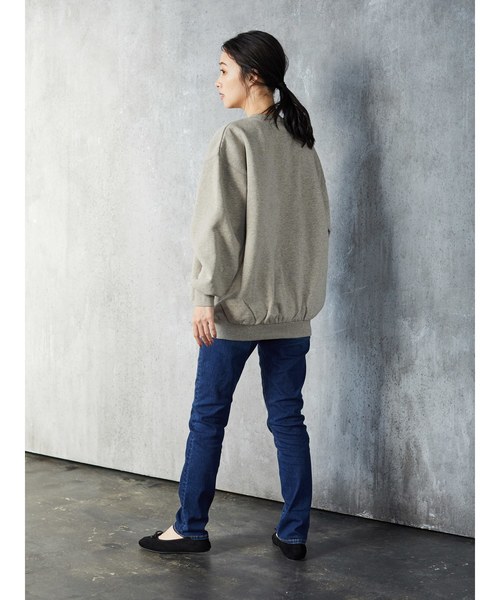 CRAFT STANDARD BOUTIQUE(クラフトスタンダードブティック)の「ガゼット付き裏毛ビッグプルオーバー*(Tシャツ/カットソー・レディース・ブラック/ベージュ系その他2/グリーン/アイボリー・M/L)」の12枚目の写真