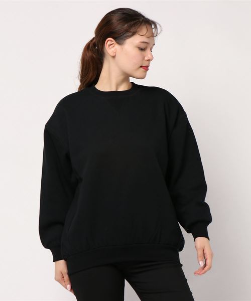 CRAFT STANDARD BOUTIQUE(クラフトスタンダードブティック)の「ガゼット付き裏毛ビッグプルオーバー*(Tシャツ/カットソー・レディース・ブラック/ベージュ系その他2/グリーン/アイボリー・M/L)」の16枚目の写真