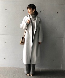 美品✨プルミエアロンディスモン×マンテコ ダブルチェスターコート ウール 美品✨プルミエアロンディスモン×マンテコ ダブルチェスター