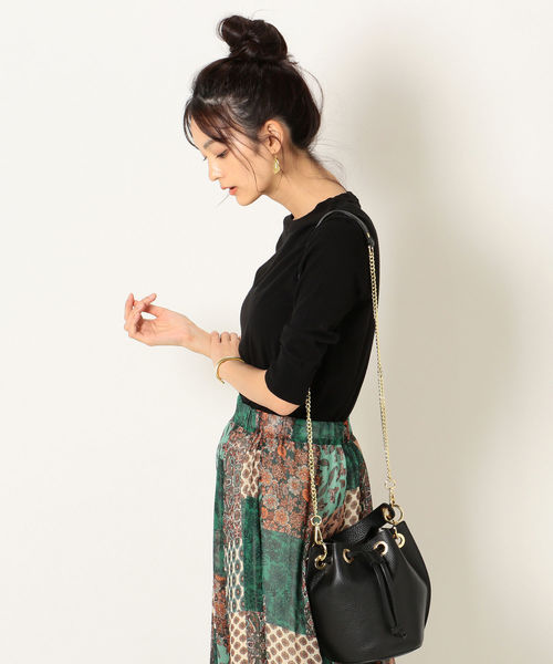 SHIPS any（シップス エニィ）の「SHIPS any:クルーネックニットプルオーバー◇（ニット/セーター・レディース・ブラック/ネイビー/ベージュ/オフホワイト/グリーン・38/36）」の12枚目の写真