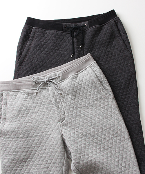 BEAMS（ビームス）の「◎BEAMS / キルティング スウェット リブパンツ（その他パンツ・メンズ・ブラック/グレー・SMALL/MEDIUM/LARGE/X-LARGE）」の3枚目の写真