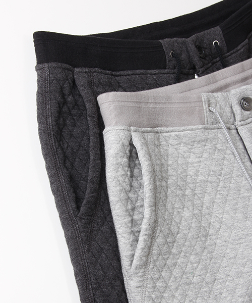 BEAMS（ビームス）の「◎BEAMS / キルティング スウェット リブパンツ（その他パンツ・メンズ・ブラック/グレー・SMALL/MEDIUM/LARGE/X-LARGE）」の5枚目の写真