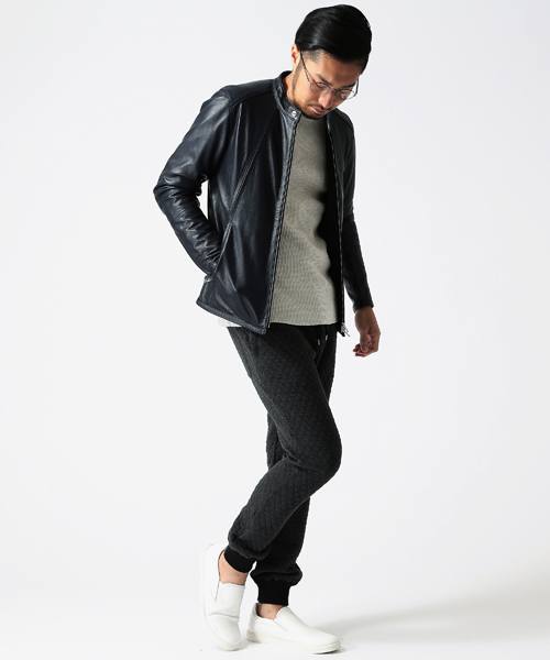 BEAMS（ビームス）の「◎BEAMS / キルティング スウェット リブパンツ（その他パンツ・メンズ・ブラック/グレー・SMALL/MEDIUM/LARGE/X-LARGE）」の11枚目の写真