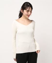 DouDou | 【SS】ゆるVプルオーバー(ニット/セーター)