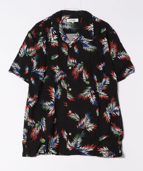 STYLEBLOCK（スタイルブロック）の「ビッグシルエットレーヨンアロハシャツ（シャツ/ブラウス・メンズ・ブラック/パープル/レッド/ブラック系その他/ベージュ系その他/ホワイト系その他3/ブラック系その他5/ブラック系その他6/ブラック系その他7/ブルー系その他2/ブルー系その他3/ブルー系その他4/ホワイト系その他2/ブルー系その他/ブラック系その他4/ブラック系その他2/ネイビー/ホワイト/ホワイト系その他/ベージュ/ブラック系その他3/グリーン・3L）」の11枚目の写真