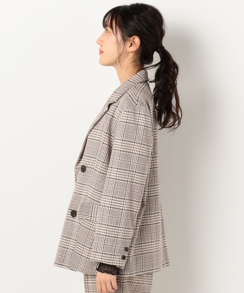 archives（アルシーヴ）の「【setupにも】チェック柄テーラード