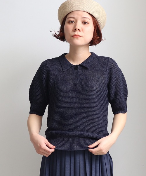 bulle de savon - ビュルデサボン デザインニット bulle de savon（ビュルデサボン）の「heavy heviheviジャガード