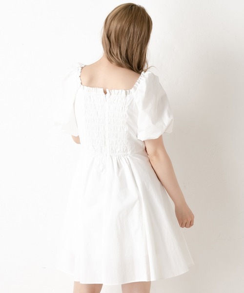 one after another NICE CLAUP(ワンアフターアナザーナイスクラップ)の「ミニ丈ワンピース(ワンピース・レディース・オフホワイト/ブラック/ドット/その他・FREE)」の10枚目の写真