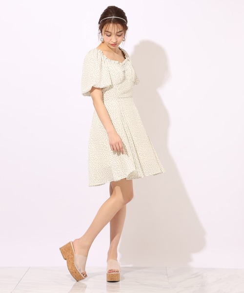 one after another NICE CLAUP(ワンアフターアナザーナイスクラップ)の「ミニ丈ワンピース(ワンピース・レディース・オフホワイト/ブラック/ドット/その他・FREE)」の18枚目の写真