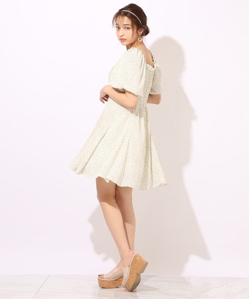 one after another NICE CLAUP(ワンアフターアナザーナイスクラップ)の「ミニ丈ワンピース(ワンピース・レディース・オフホワイト/ブラック/ドット/その他・FREE)」の19枚目の写真