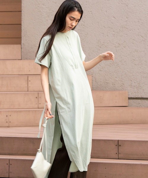 セール スリットマキシワンピース Maison Special メゾンスペシャル ワンピース Maison Special メゾンスペシャル のファッション通販 Zozotown