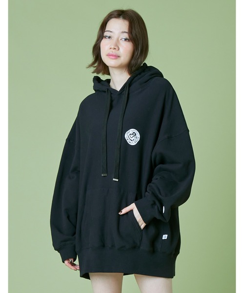 Little sunny bite（リトルサニーバイト）の「Hibiscus hoodie（パーカー・レディース・ホワイト/レッド/ブラック・FREE）」の3枚目の写真