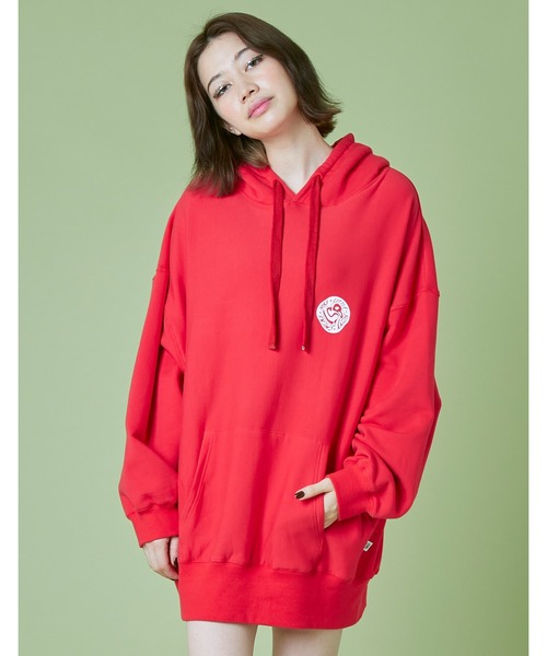 Little sunny bite（リトルサニーバイト）の「Hibiscus hoodie（パーカー・レディース・ホワイト/レッド/ブラック・FREE）」の18枚目の写真
