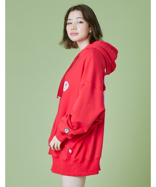 Little sunny bite（リトルサニーバイト）の「Hibiscus hoodie（パーカー・レディース・ホワイト/レッド/ブラック・FREE）」の19枚目の写真